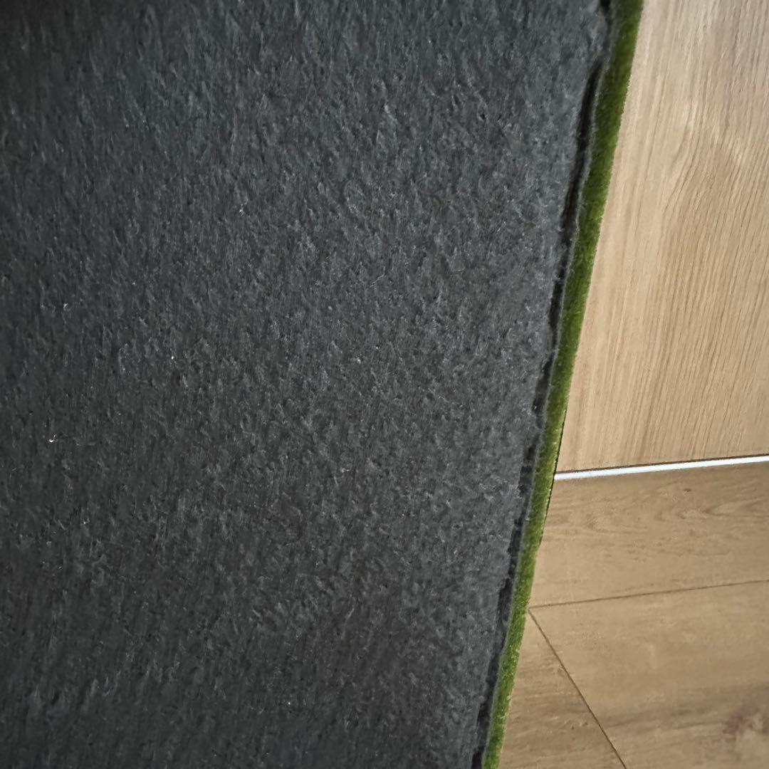 美品 カリモク60 オットマン モケットグリーン スツール