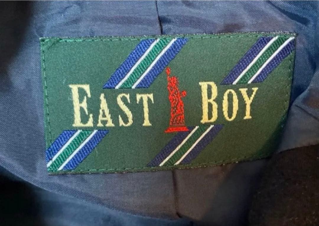 クリーニング済み　EASTBOY イーストボーイ ダッフルコート　スクール