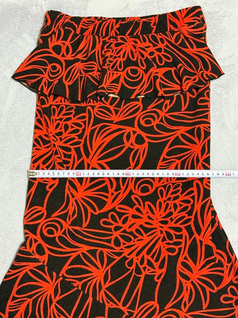 Lahaina vivi アロハ　ハワイ　冬　ドレス　黒　赤　衣装　Lサイズ