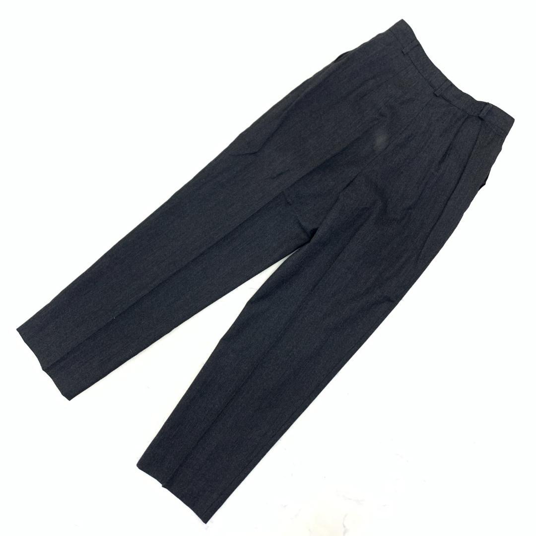 LA8581 マックスアンドコー パンツスーツ3点セット グレー ウール 40