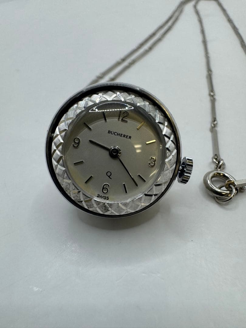 BUCHERER ブッフェラー　ペンダントウォッチ　懐中時計　シルバー
