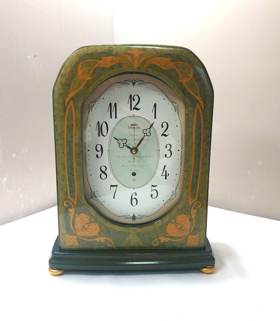 SEIKO　メロディ　置時計　セイコー　エムブレム　EMBLEM　HW511M