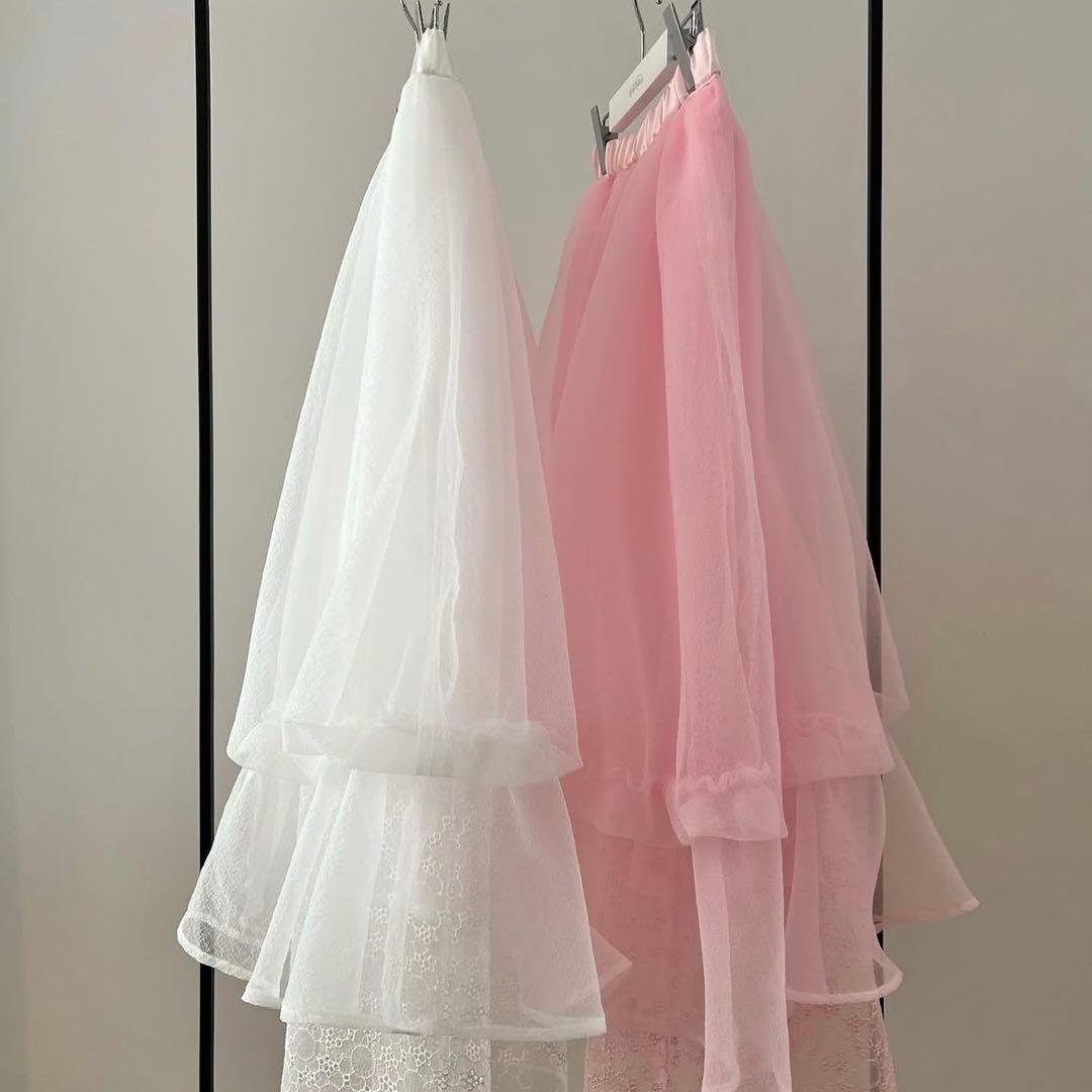 【rosymonster】ohana kurage organdie skirt