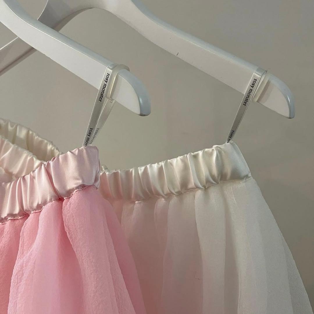 【rosymonster】ohana kurage organdie skirt