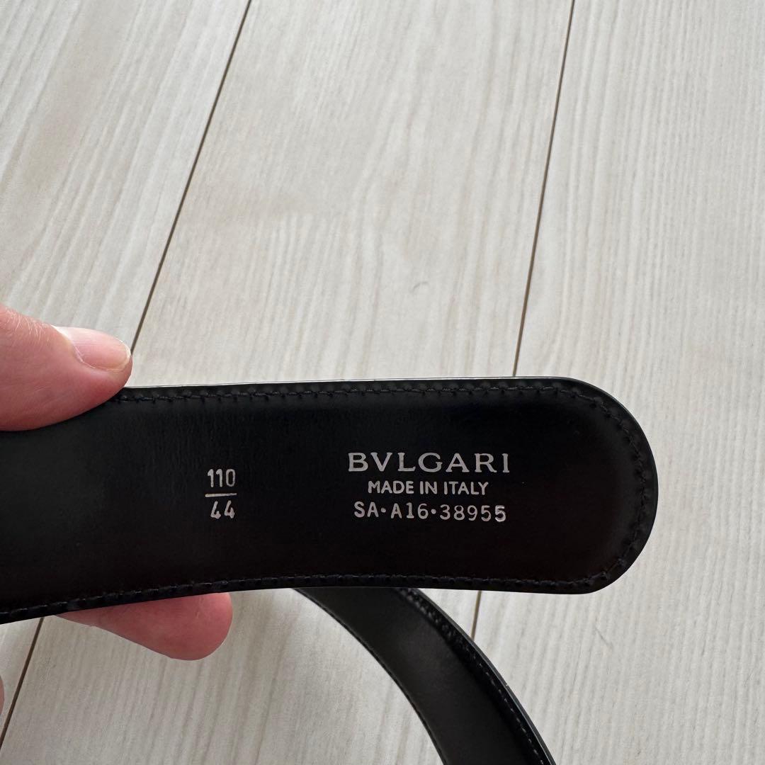 ✨美品✨BVLGARI 黒レザーベルト