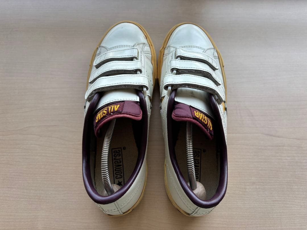☆再々値下げ☆CONVERSE ONE STAR ホワイト&イエロー&ワイン