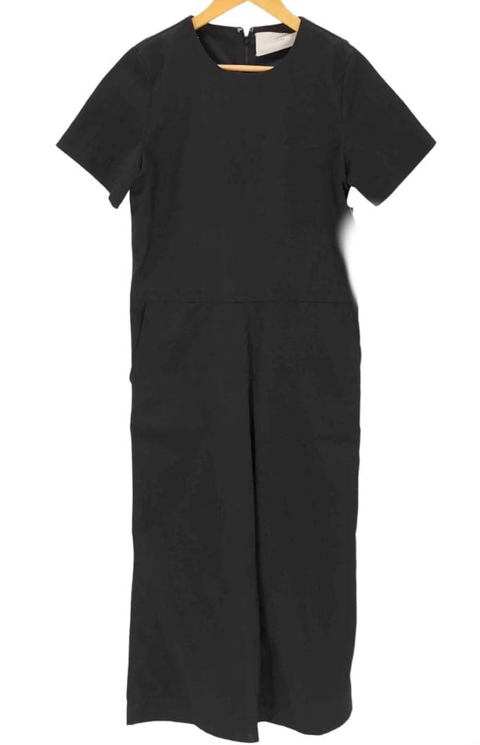 Halfsleeve Tuck Dress todayful ブラック　38