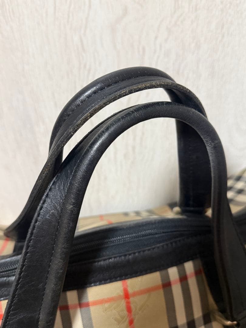 Burberrysチェック柄 ボストンバッグ