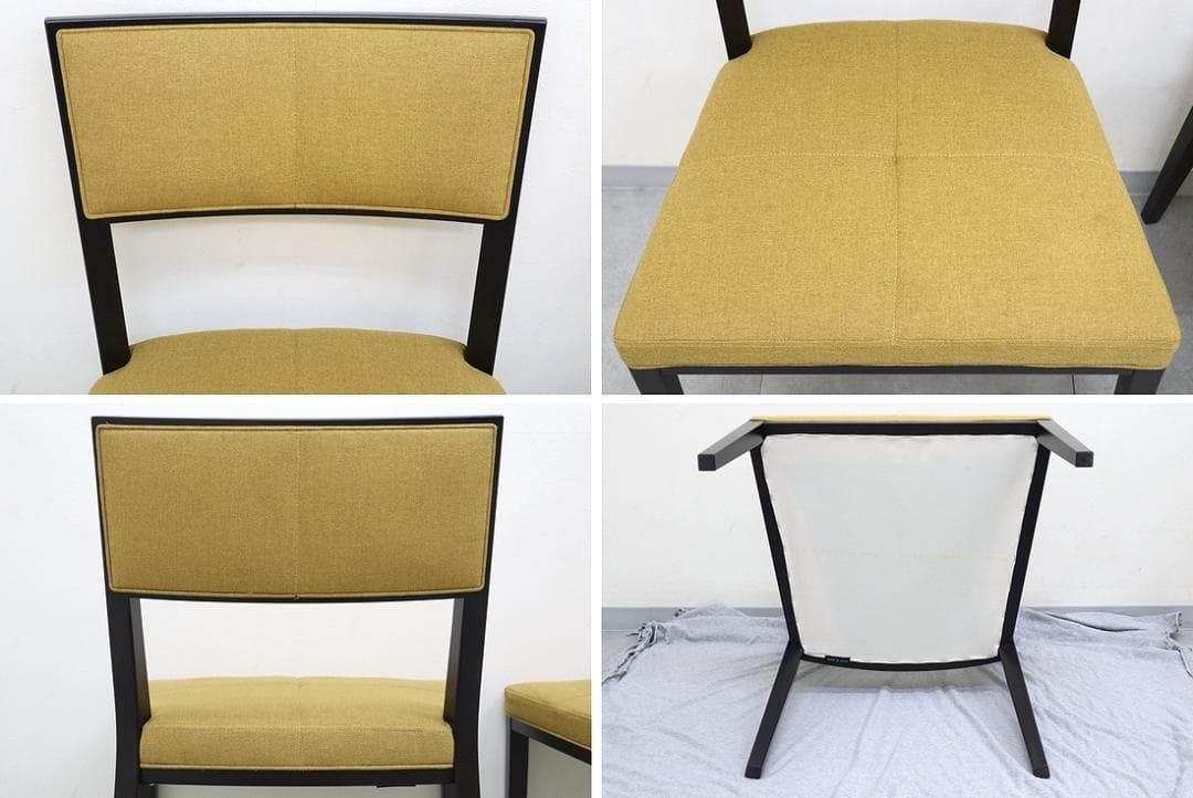 B②4脚セット 美品 TIME&STYLE ダイニングチェア 椅子 旭川家具