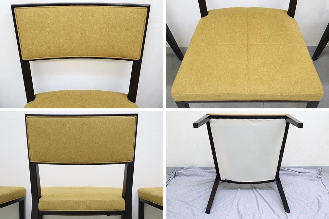 B②4脚セット 美品 TIME&STYLE ダイニングチェア 椅子 旭川家具