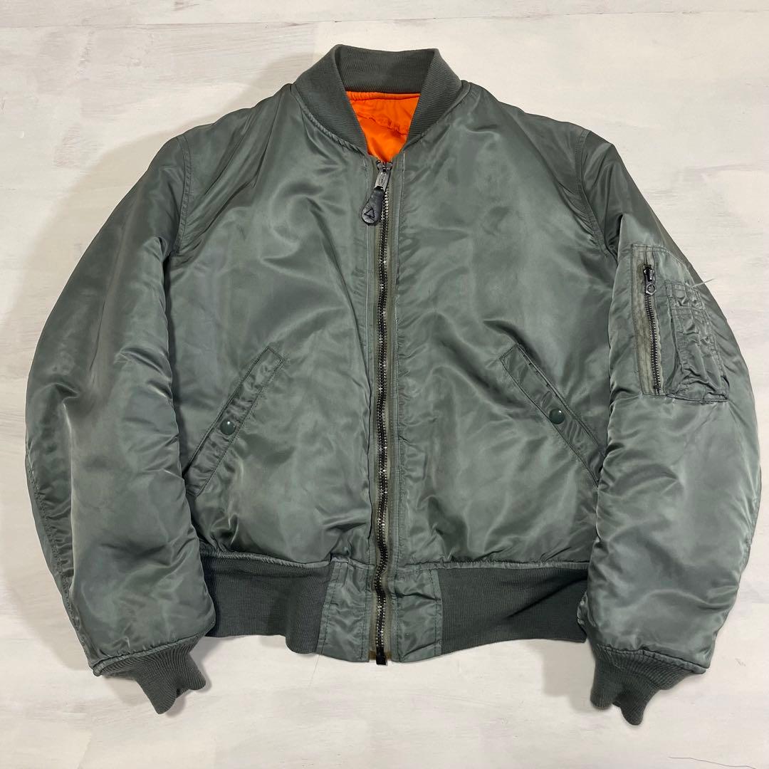 レア　USA製 肉厚 ALPHA 68年 復刻MIL-J-8279D MA-1