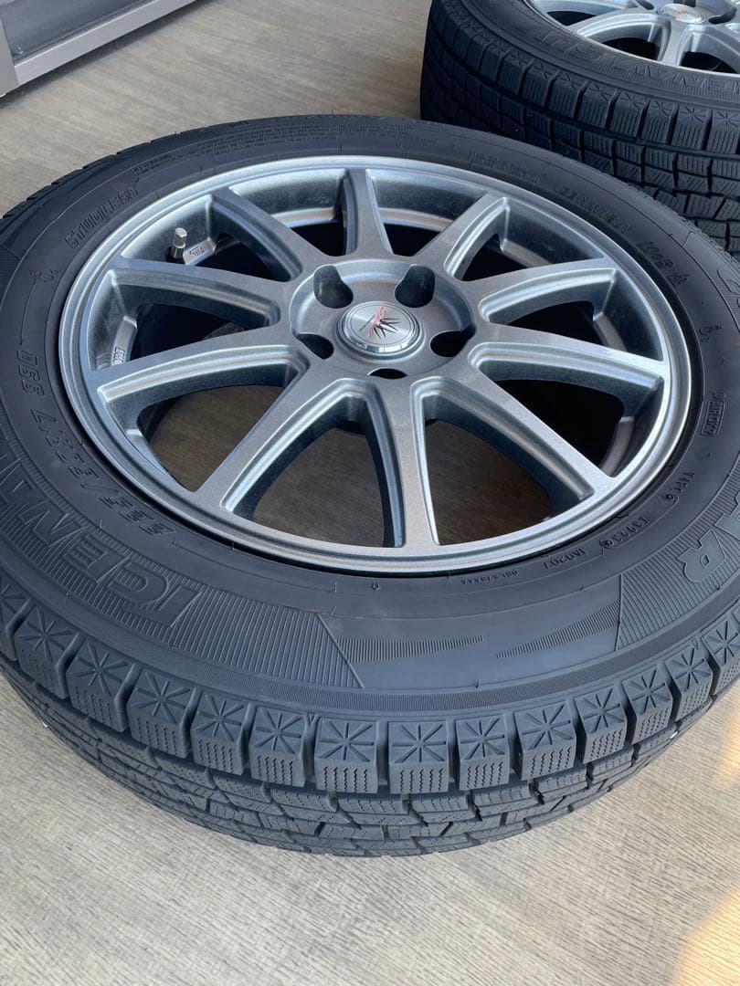 225/60R17スタッドレスタイヤホイール4本セット