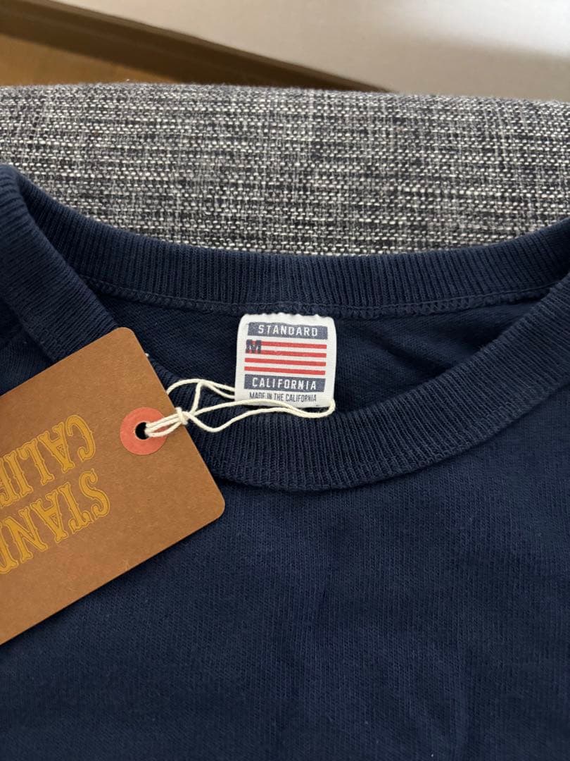 STANDARD CALIFORNIA ネイビー ロングスリーブカットソー