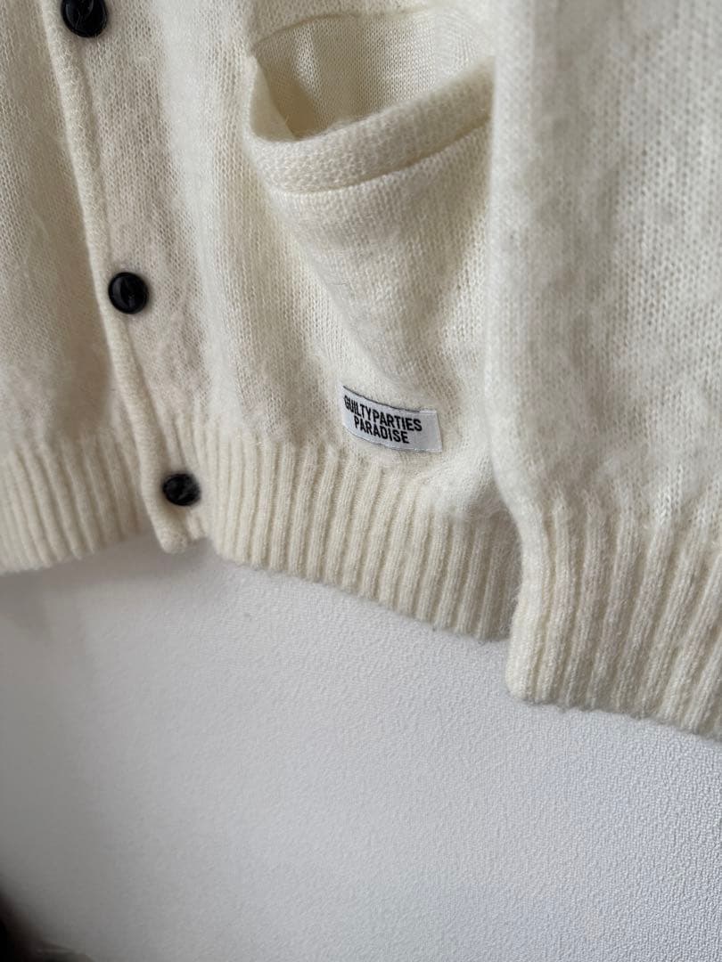トップス WACKO MARIA MOHAIR KNIT CARDIGAN L