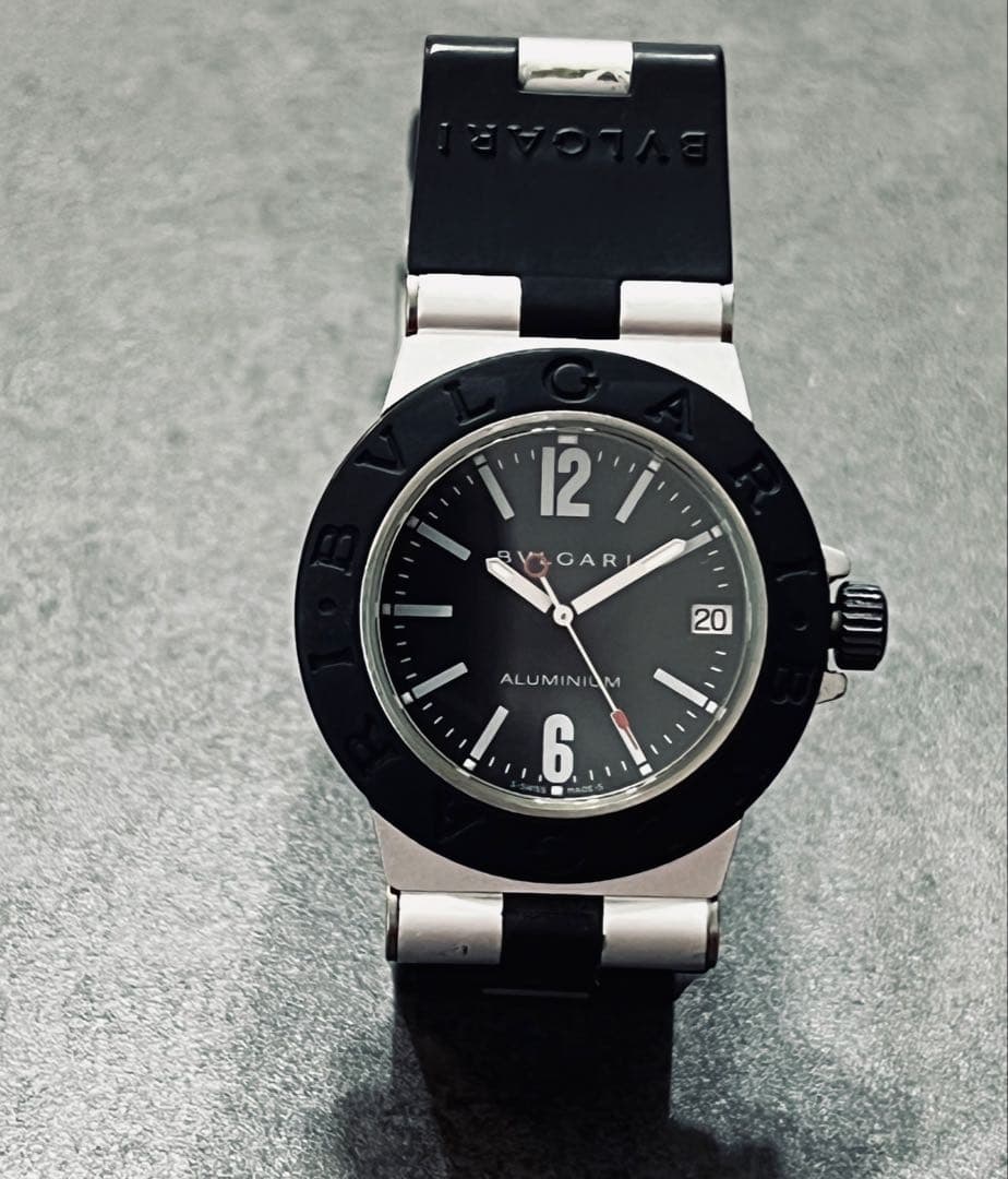希少　BVLGARI アルミニウムAL32TA BLACK ANA限定仕様