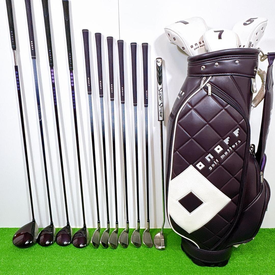 良品 ONOFF オノフ レディース　ゴルフ 11本　セット L 初心者