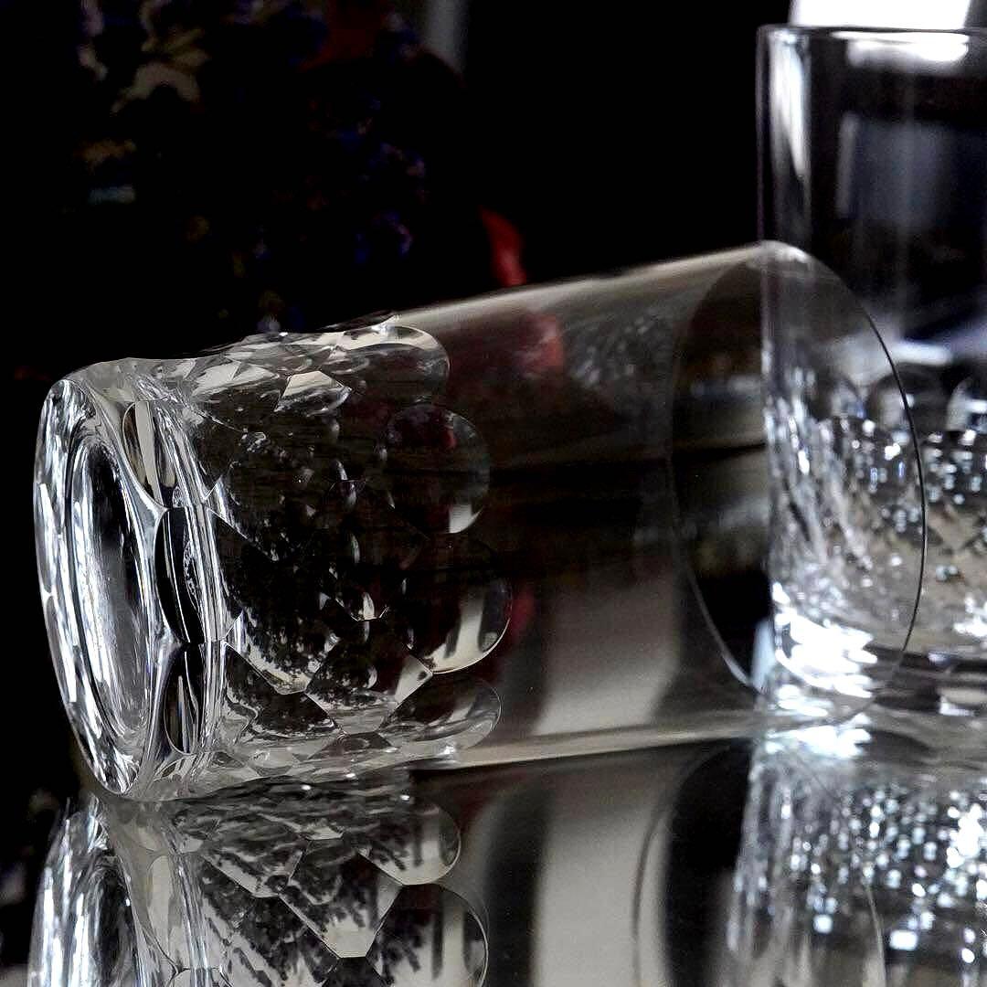 美しいオールドバカラBACCARAT★エカイユ★ショニー★グラス ペア　B