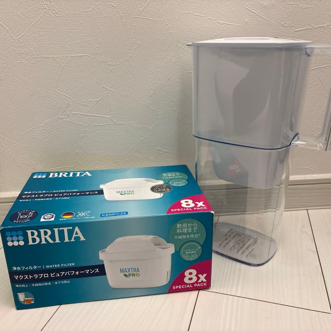 BRITA マクストラプロ 水フィルター 　デジタル表示機能付きポット型浄水器
