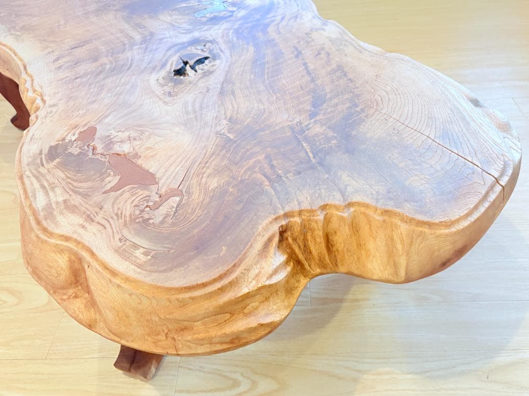 一枚板 座卓 ローテーブル 天然木 125cm 直接引取可