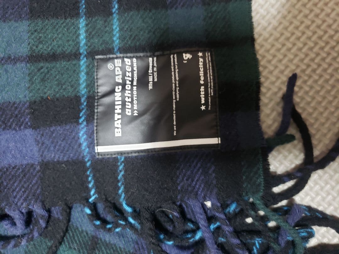 90s APE × Wtaps スカーフ ストール マフラー