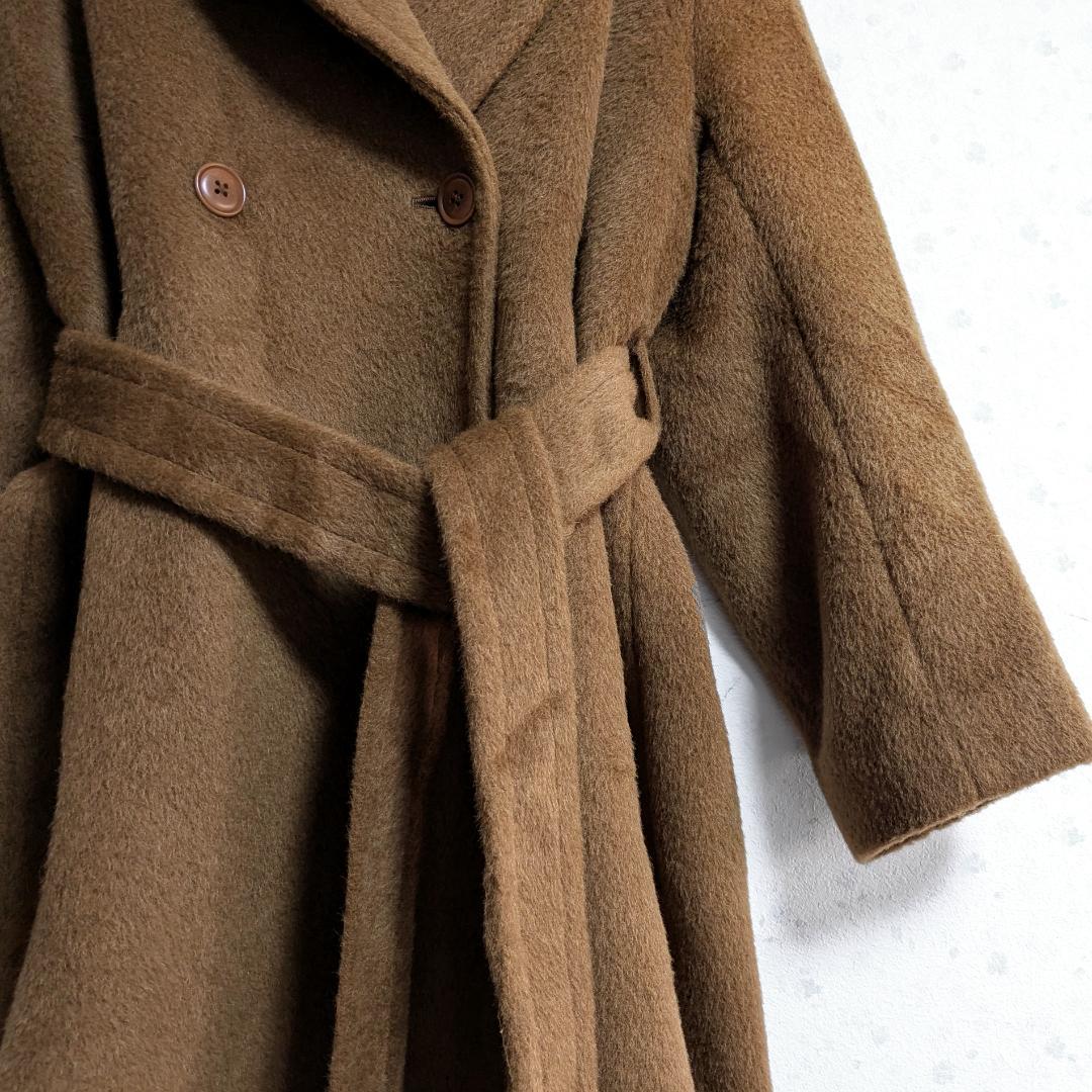 美品 IENA アルパカシャギーオーバーサイズコート