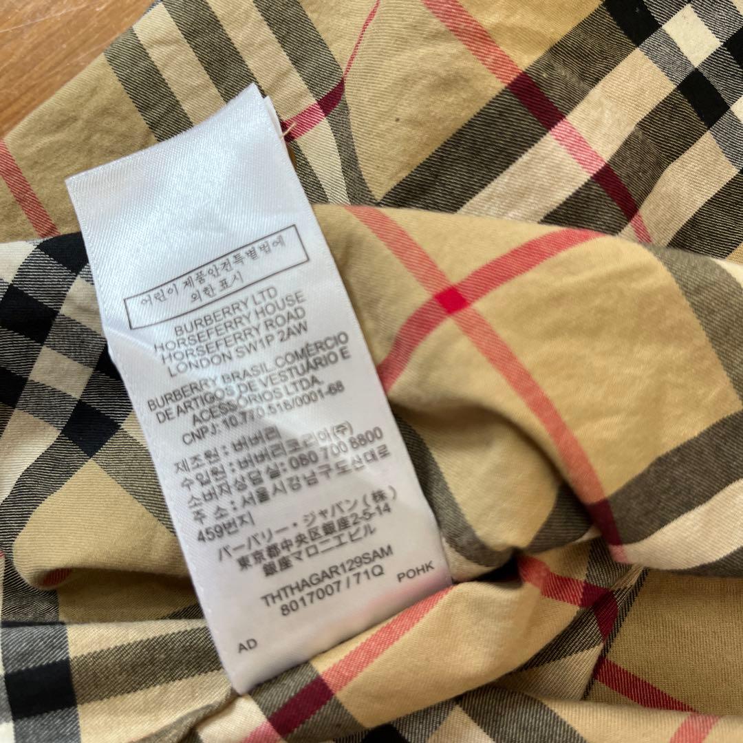 BURBERRY チェック柄シャツ Lサイズ