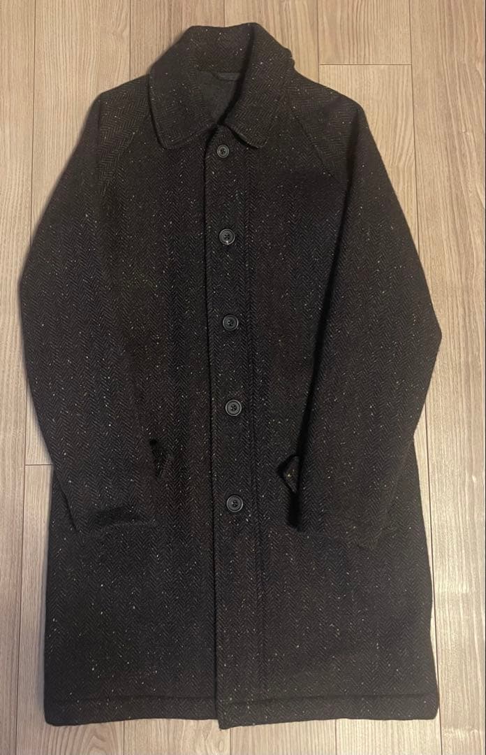 S.E.H kelly シングルラグランコート　一枚袖　英国製　Sサイズ