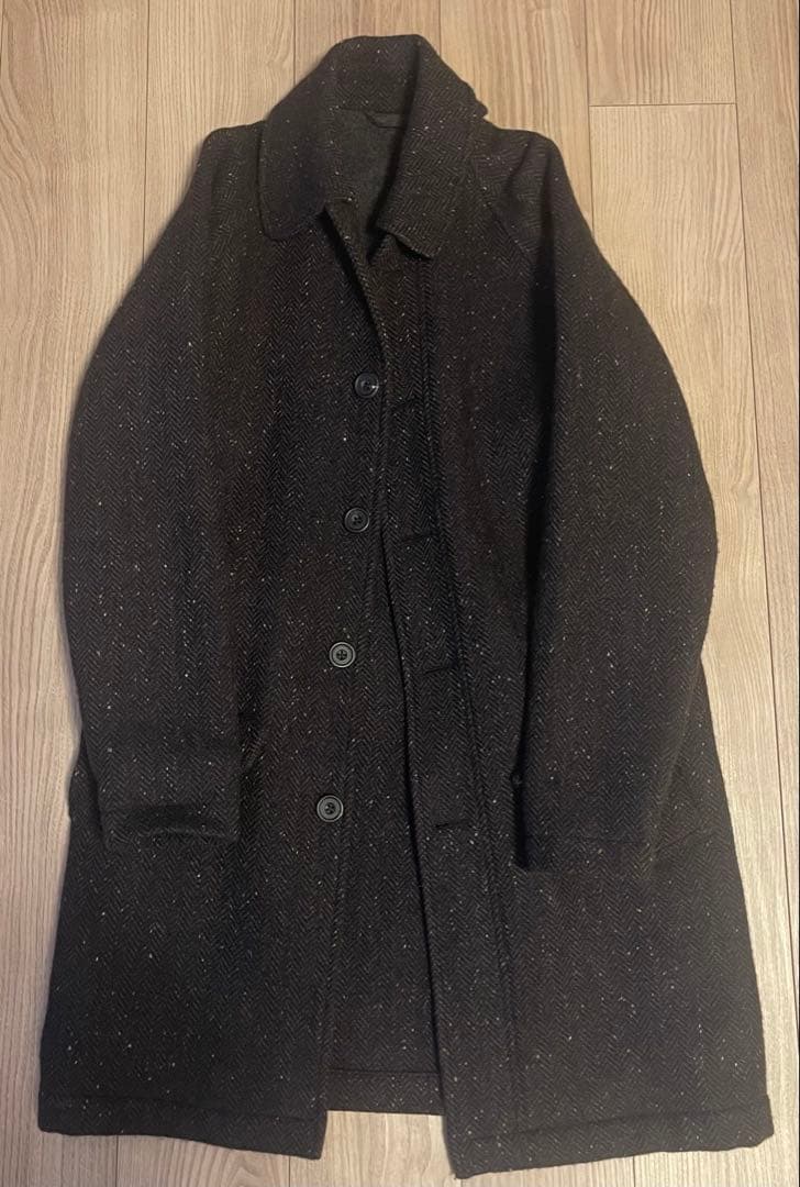 S.E.H kelly シングルラグランコート　一枚袖　英国製　Sサイズ