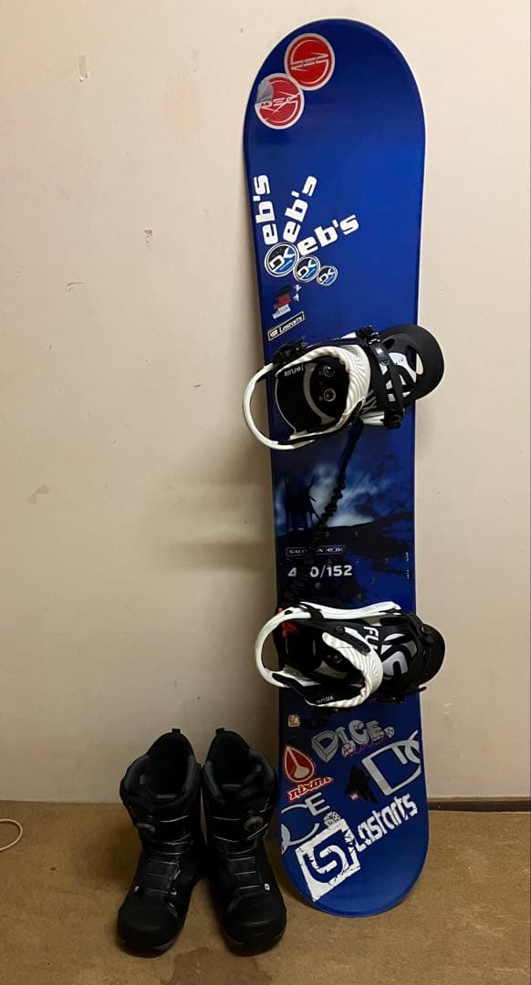 スノーボード　3点セット　ブーツ付き　サロモン　SALOMON FLUX