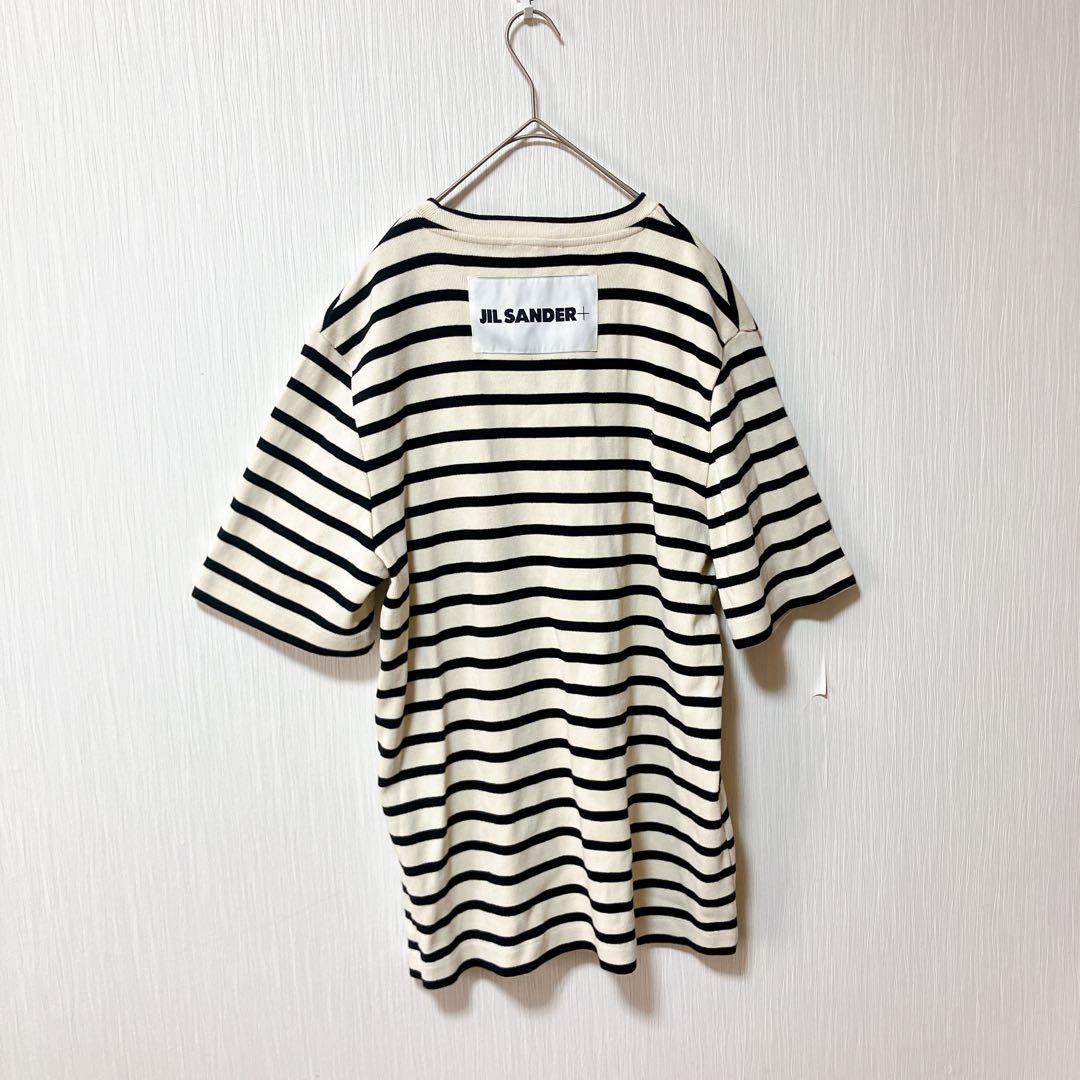JIL SANDER【L】Tシャツ カットソー 五分丈 メンズ 厚手 綿100%