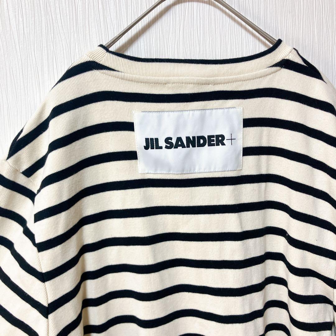 JIL SANDER【L】Tシャツ カットソー 五分丈 メンズ 厚手 綿100%