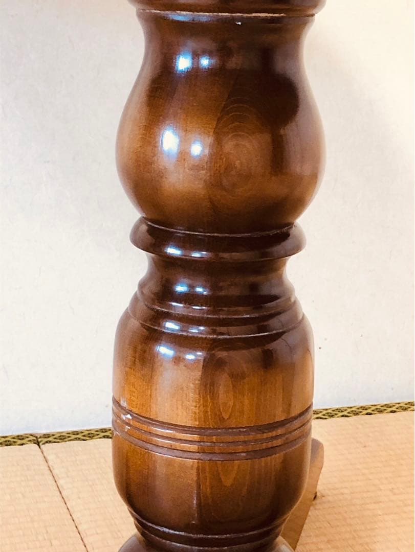 ao【希少】飛騨産業 キツツキマークの大型丸テーブル