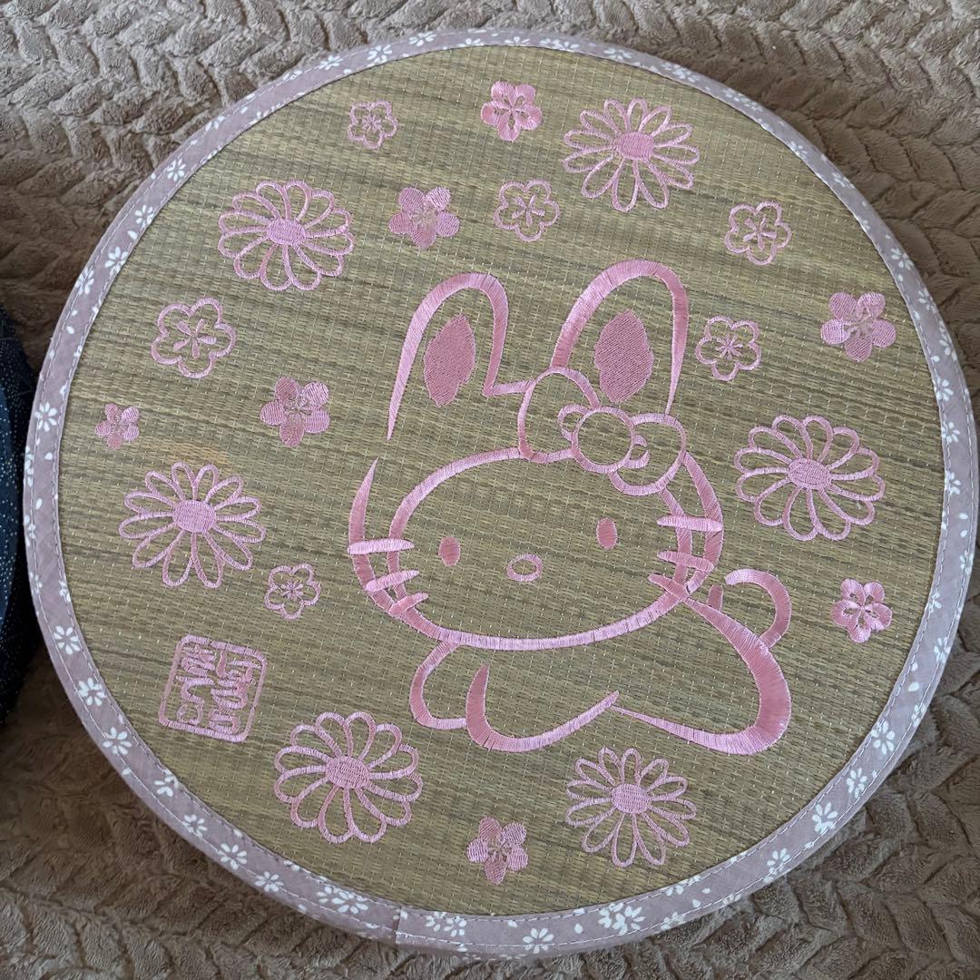 ハローキティ い草風座布団 2個セット