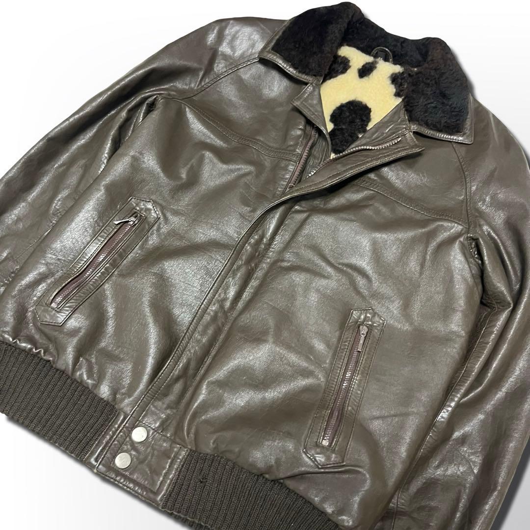 90's vintage【M】G-1 A-2 本革 レザー フライトジャケット