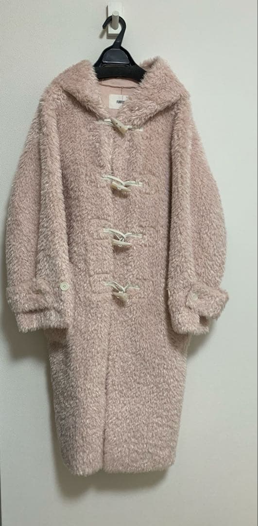 FURFUR エコファー ダッフルコート 限定ピンク