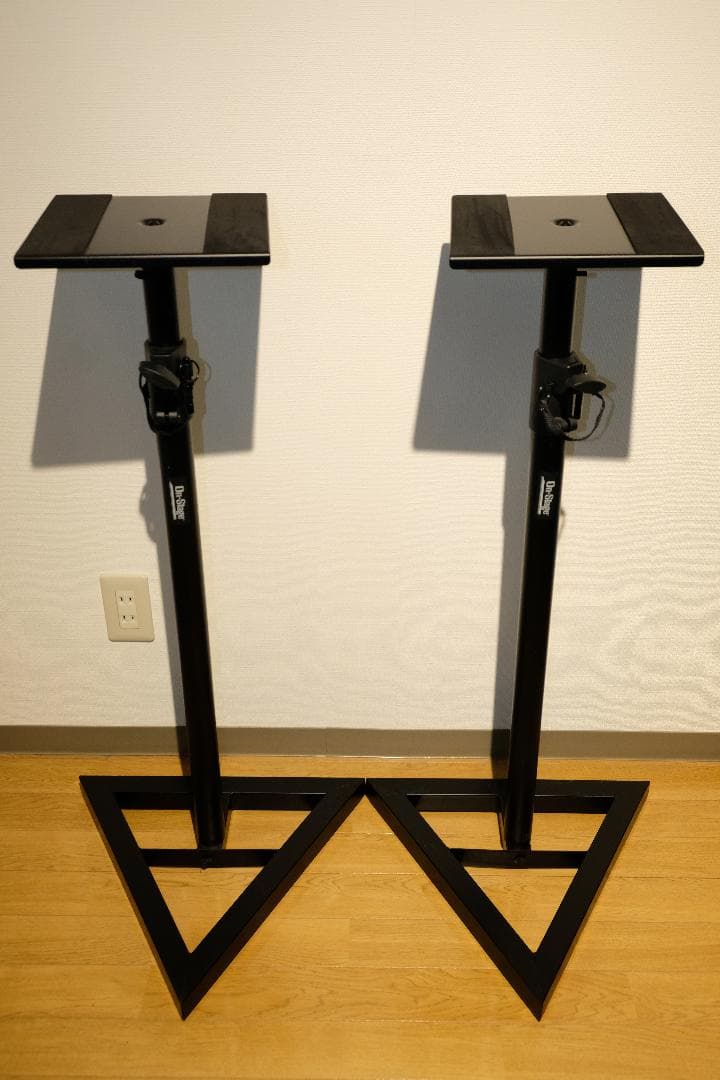 OnStage SMS600 スタジオモニター用スピーカースタンド（ペア）