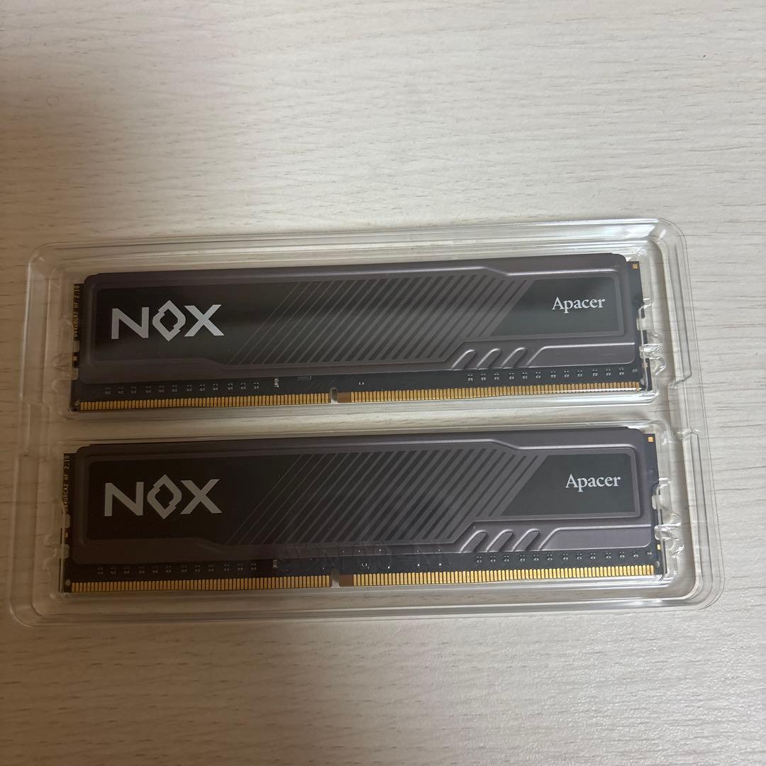 Apacer NOX DDR4メモリ 8ga 2枚セット 16ga