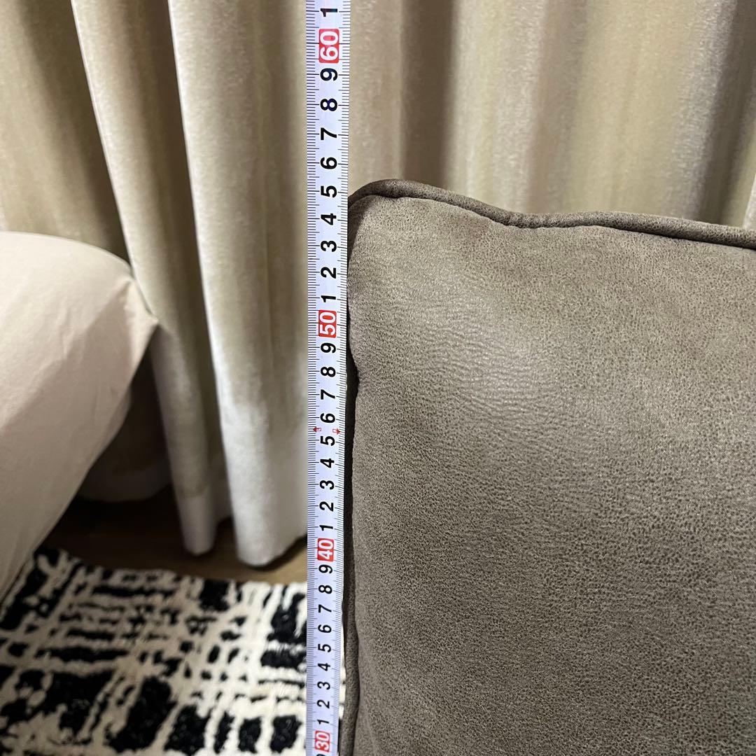 関家具　アルフレードII 背クッション　ハイタイプ グレー