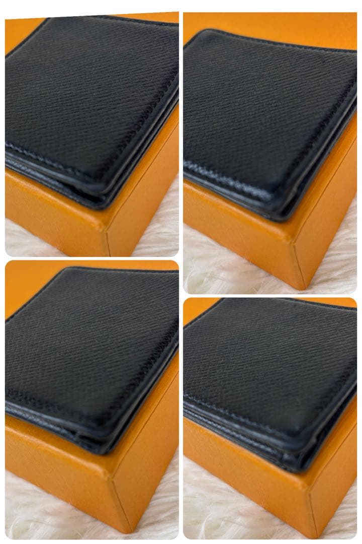 美品！ ルイヴィトン タイガ　ブラック ポルトモネボワットケース