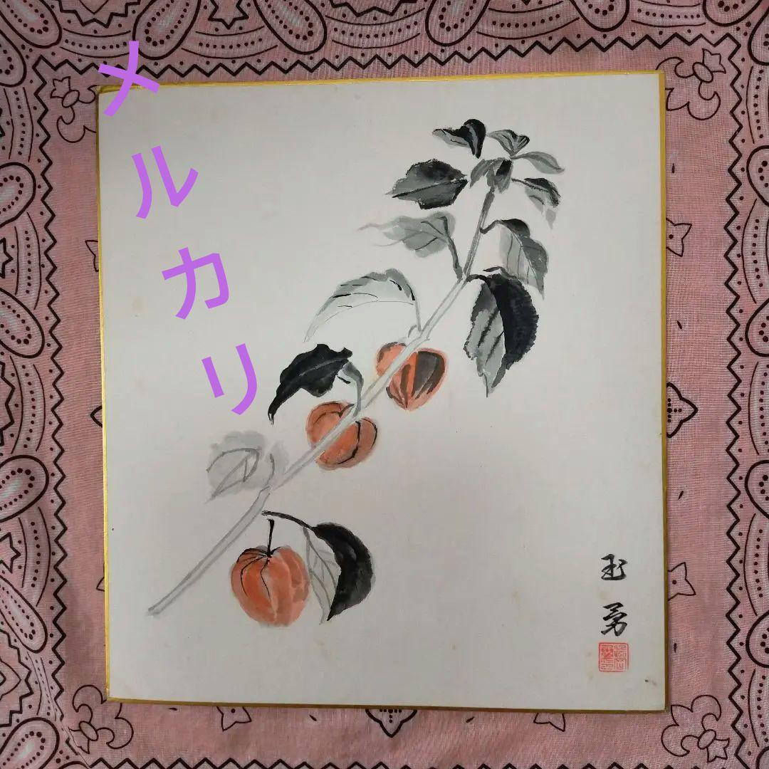 色紙、玉？、ほおずき、市、