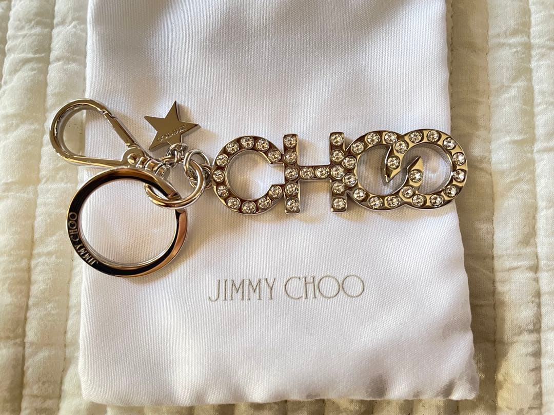 【新品・未使用】JIMMY CHOO シルバー キーホルダー