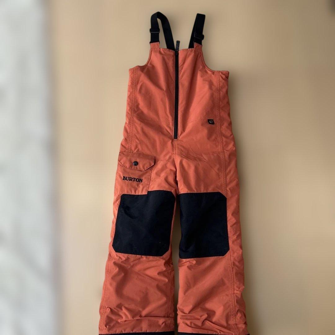 BURTON 子ども用スキーウェア グレー/オレンジ120cm