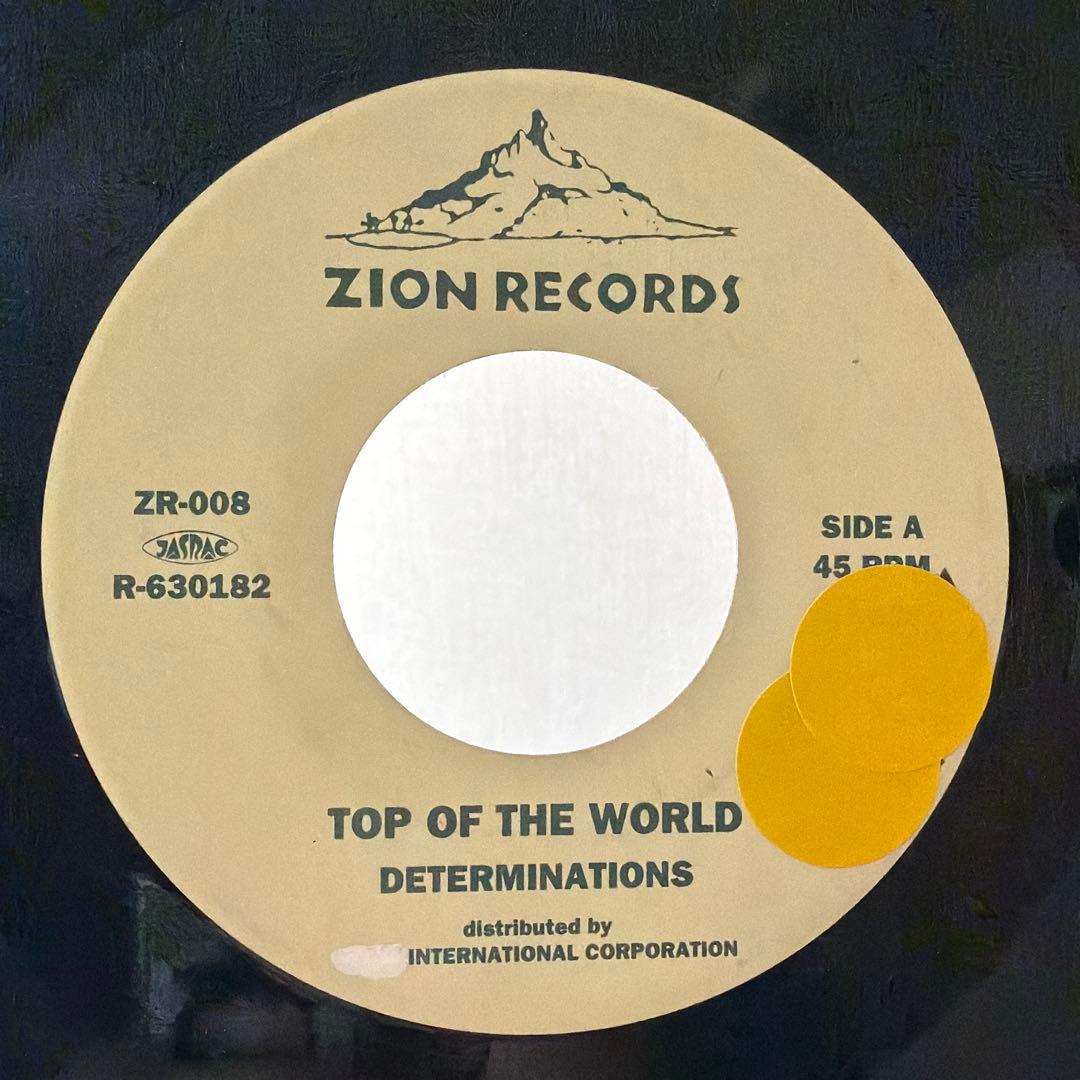 DETERMINATIONS TOP OF THE WORLD レコード レゲエ