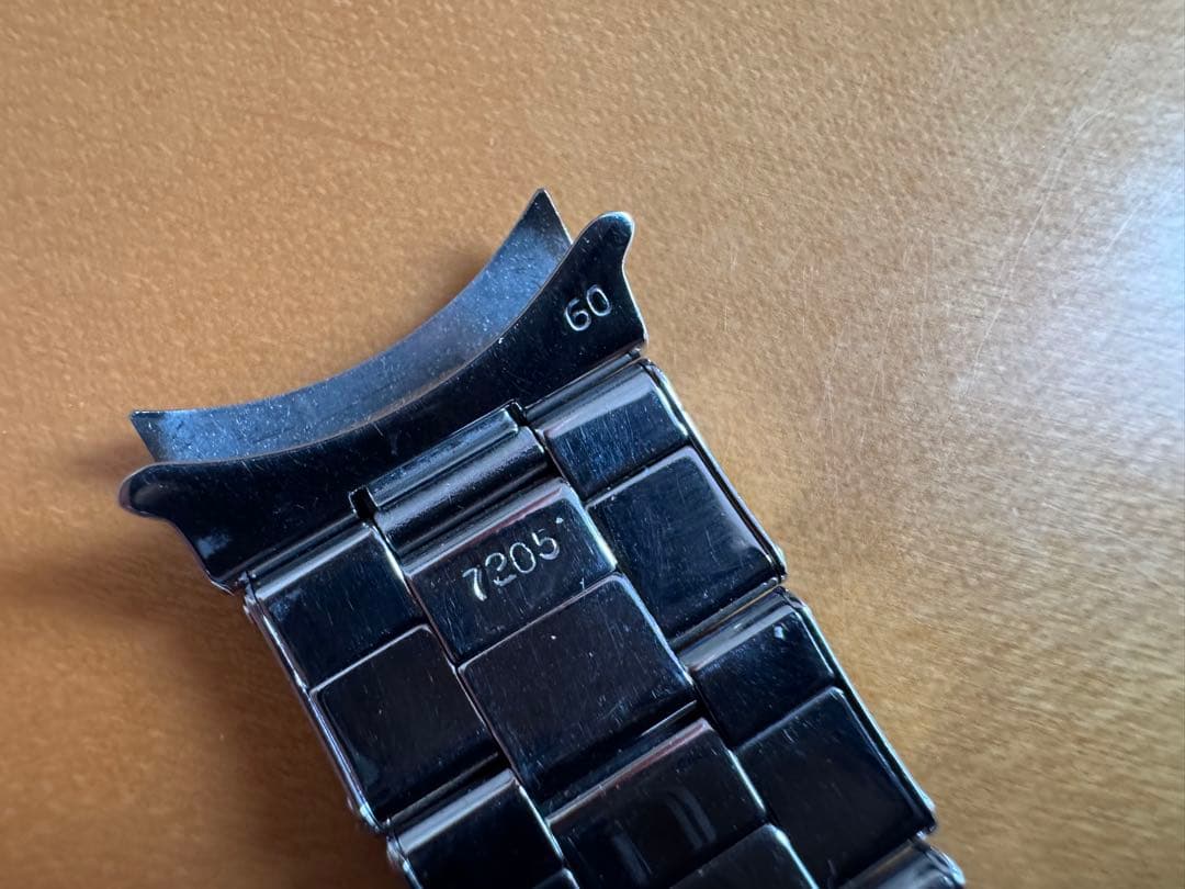 美品フル駒 ROLEX ロレックス純正リベットブレス 71年 7205 60