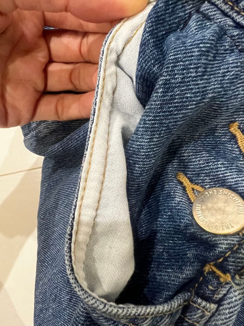 THE SHISHIKUI シシクイ　ジャンプスーツ　ライトインディゴ