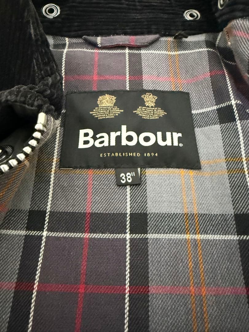 Barbour トランスポート ブラック38　オイルドジャケット