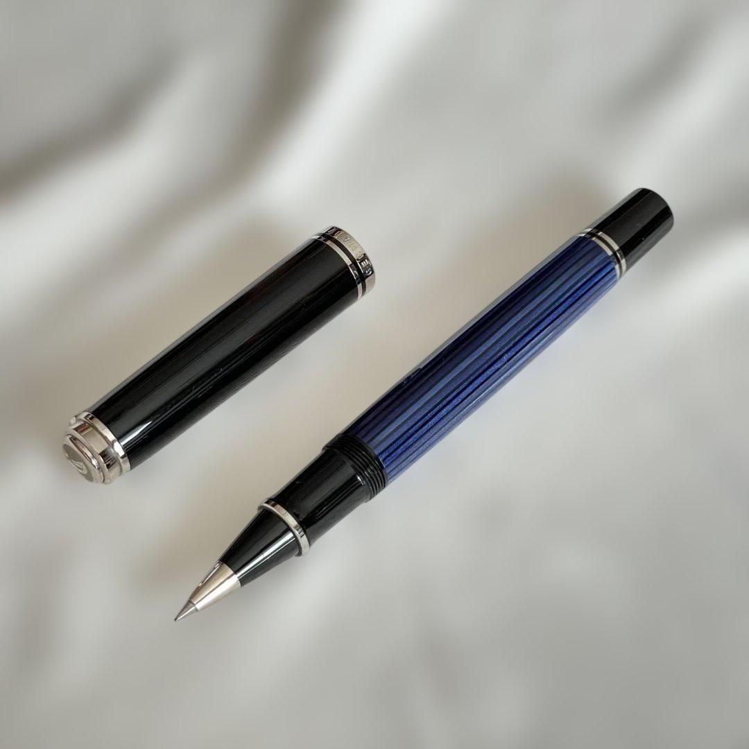 Pelikan/ペリカン ローラーボール スーベレーン R805 青縞