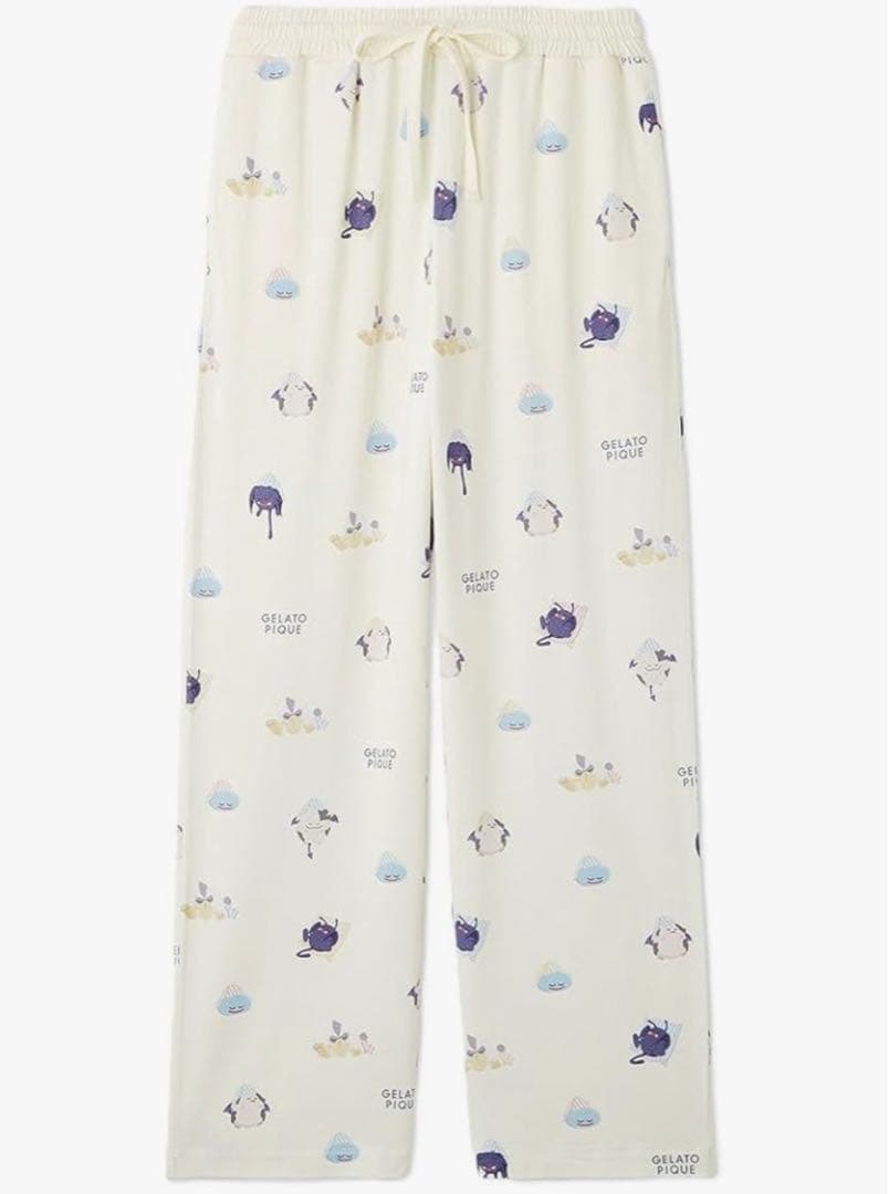 未開封★ ジェラートピケ ドラゴンクエスト アソートモンスター 総柄ロングパンツ