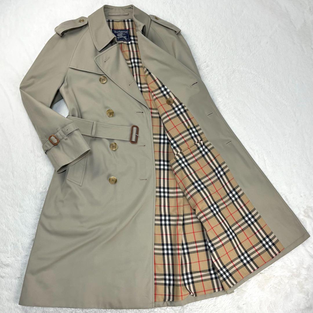 希少美品 80s 英国製 BURBERRYS トレンチコート ノバチェック 48