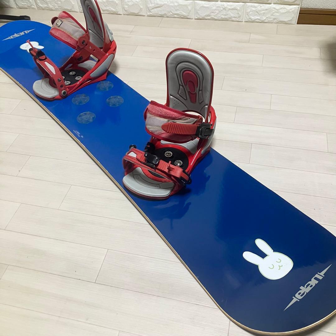 ケース付/elan エランスノーボードセット148cm FLUXバインM/L